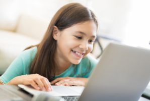 Child on computer