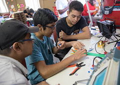 Rutgers summer camp students