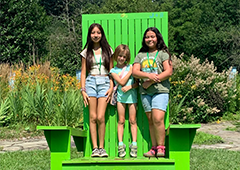 4-H camp at Rutgers Gardens