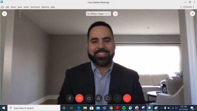 screenshot of will pagan on zoom