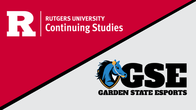 Rutgers University Continuing Studies Logo and Garden State Esports